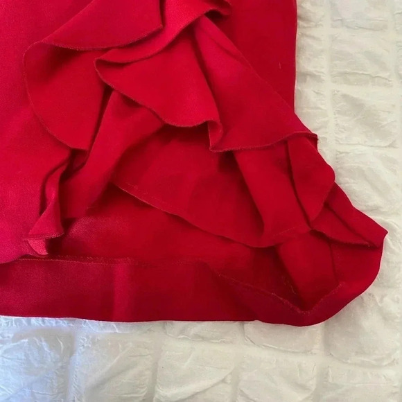 Moschino red ruched shift dress - Picture 3 of 14